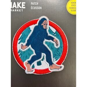 Embroidered Sasquatch Patch Iron On Permanent or Temporary Big Foot Outdoors‎